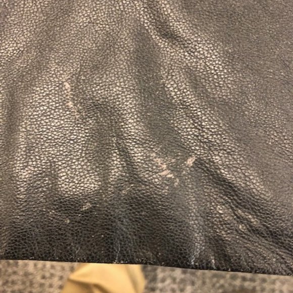 Black Gap Leather coat - Kids Large Size 10 - Picture 5 of 8